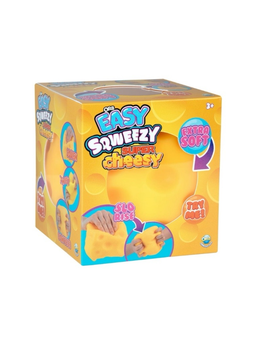 Sqweezy Cheese Squishy Fidget Toy